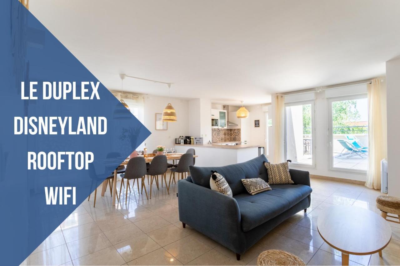 Le Duplex - Disneyland - Rooftop - Wifi Монтеврен Екстер'єр фото
